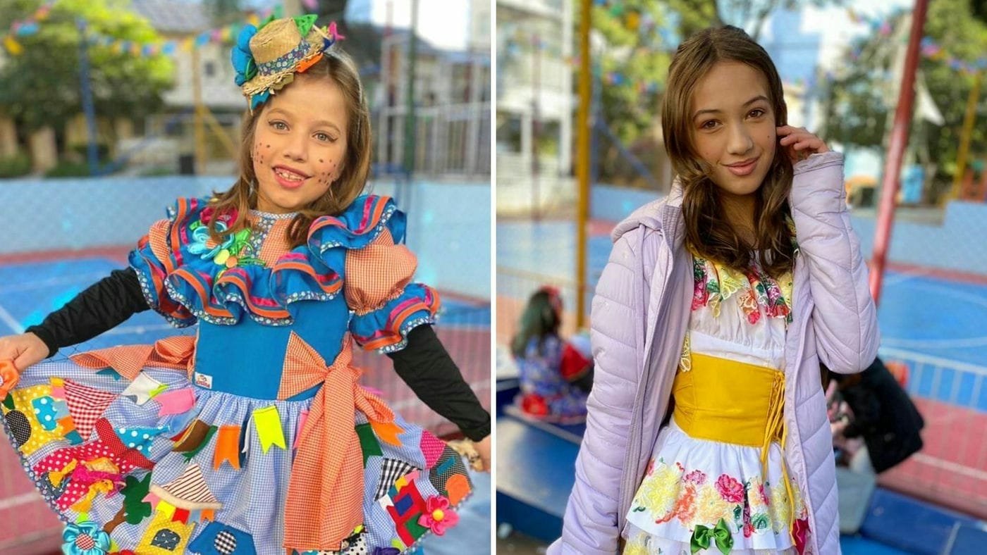 Marias participam de Festa Junina da escola