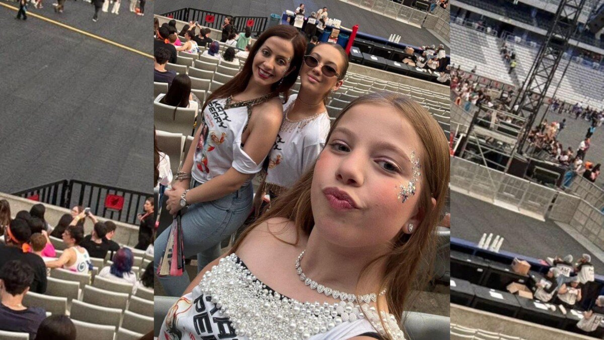 Maria Antônia e Maria Gabi curtem show de Katy Perry em Curitiba