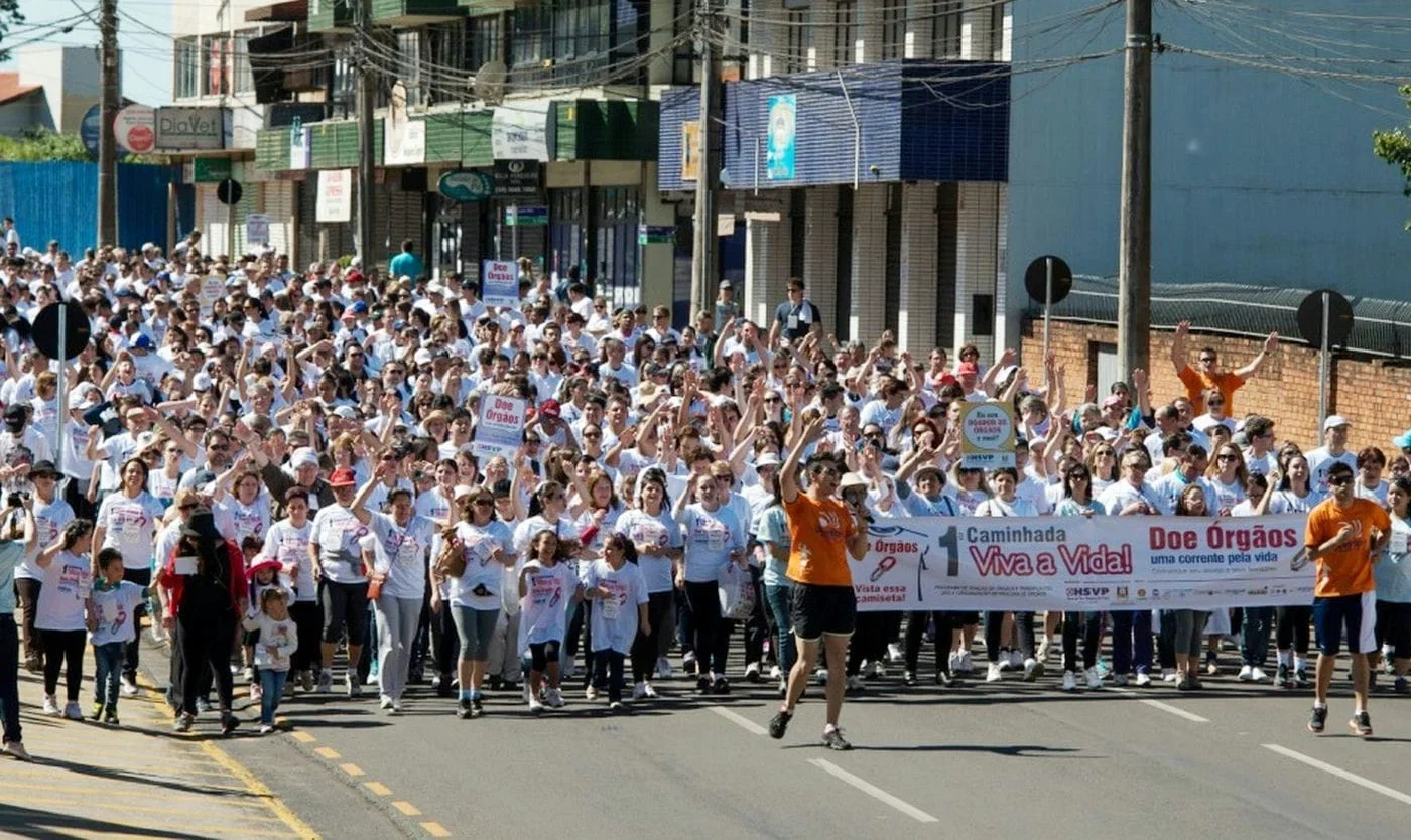 HSVP incentiva a doação de órgãos com a 2ª Caminhada Viva a Vida