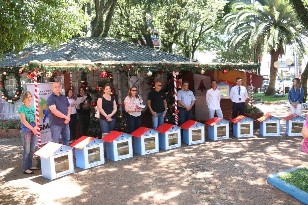 Casinhas de Cultura são instaladas em Carazinho