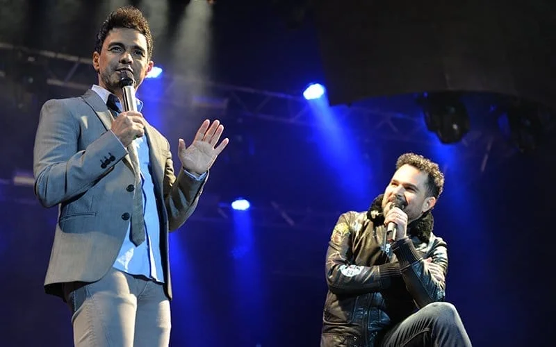 8 mil pessoas prestigiam show com Zezé di Camargo & Luciano
