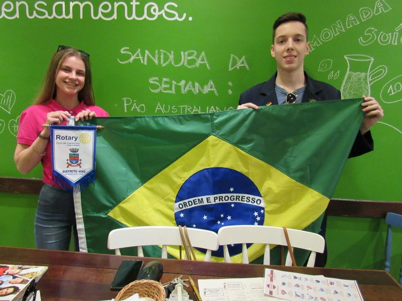 Estudante russa faz intercâmibio em Carazinho
