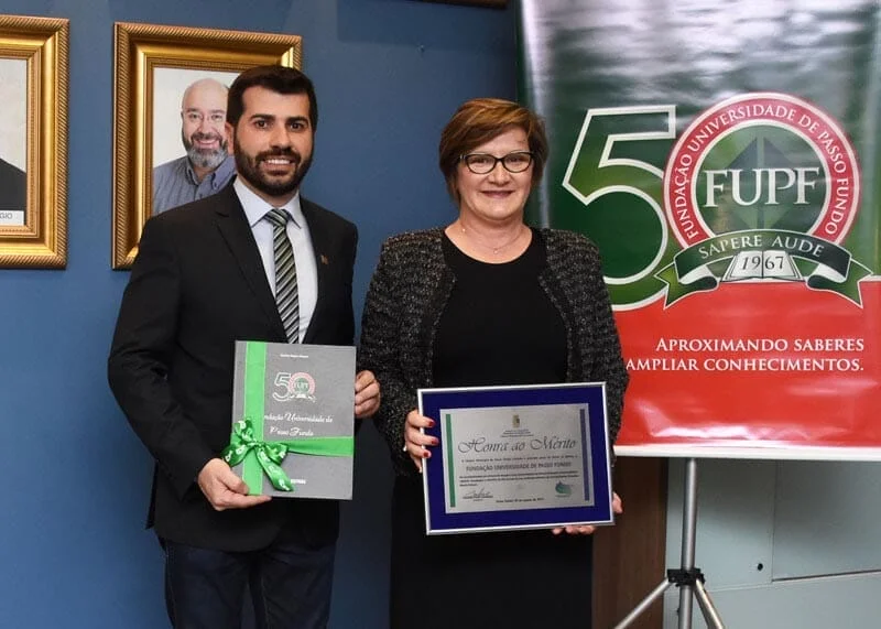 FUPF recebe homenagem na Câmara de Vereadores de Passo Fundo