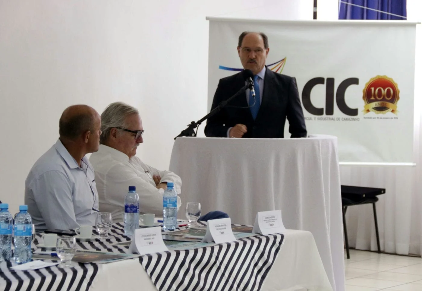 Governador do Estado José Ivo Sartori palestra em Carazinho