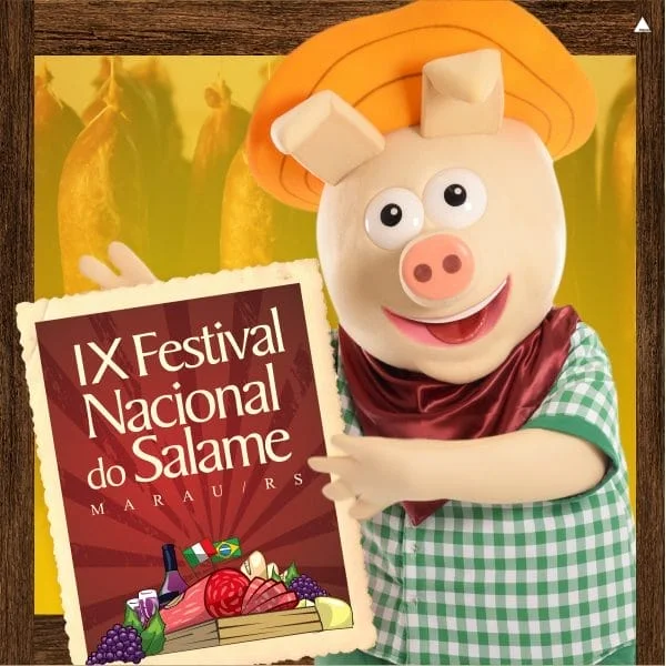 IX Festival Nacional do Salame acontece de 8 a 10 de junho, em Marau