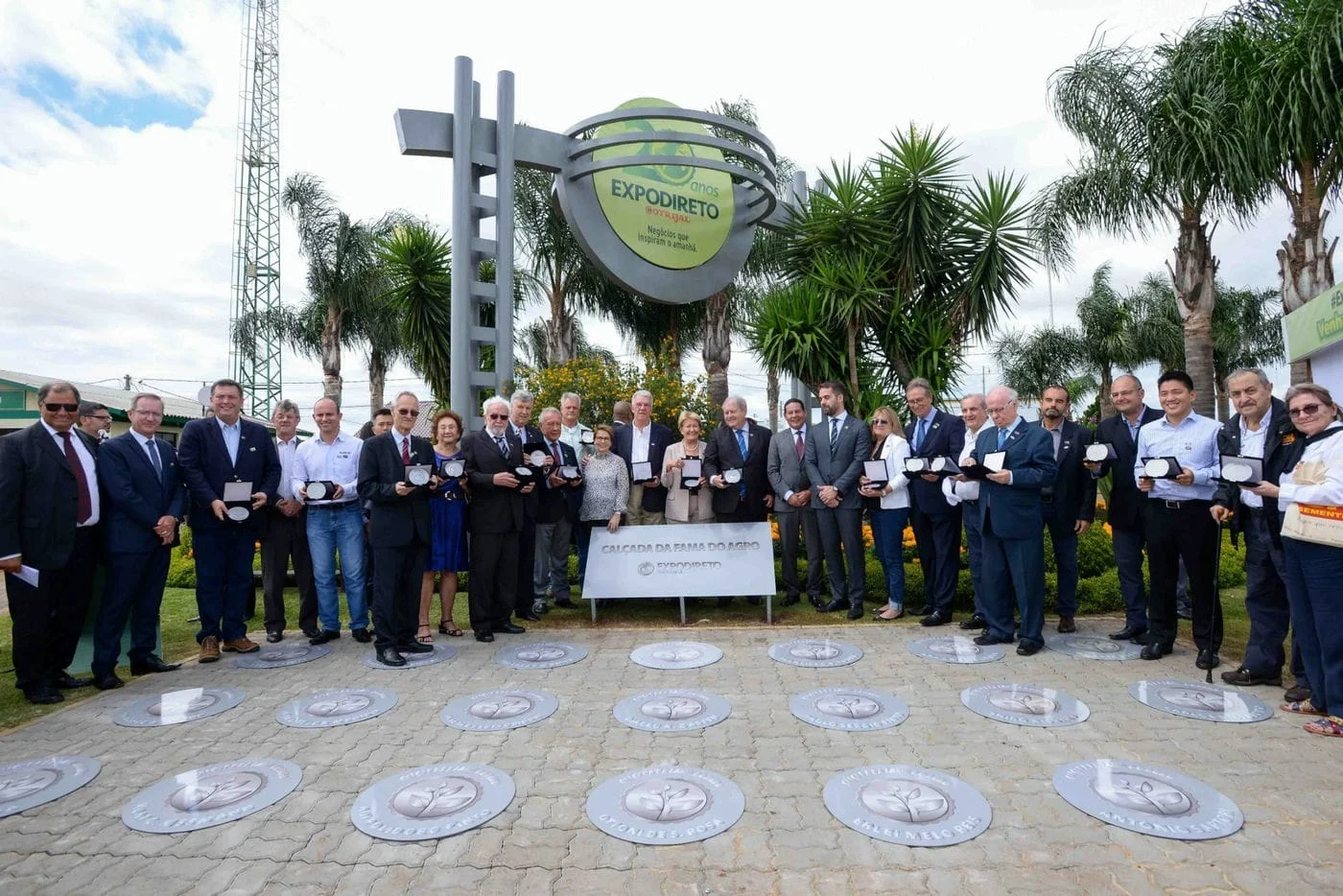 Expodireto ganha Calçada da Fama