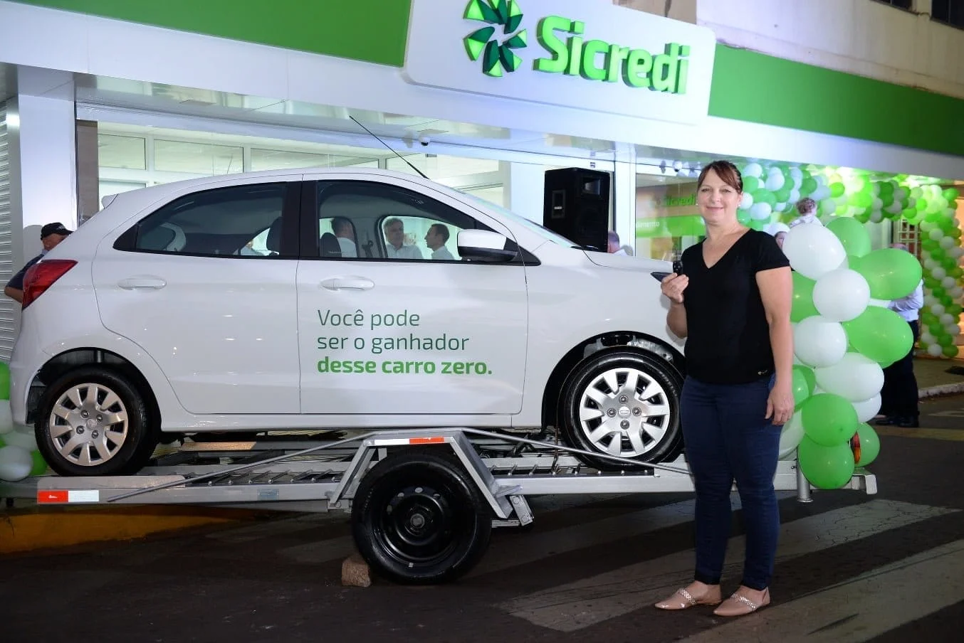 Sicredi Cooperação RS/SC contempla associada de Não-Me-Toque com automóvel 0 Km