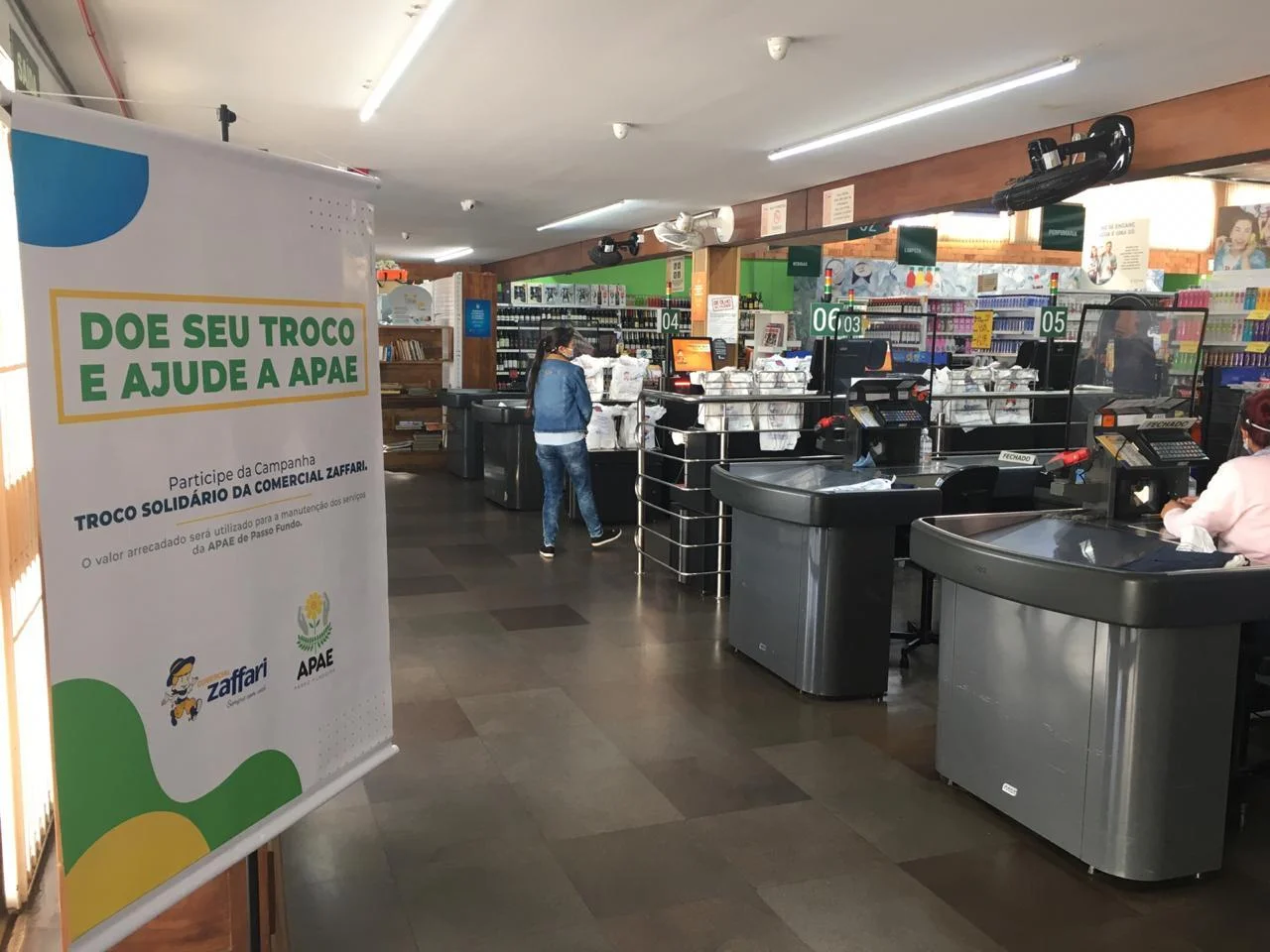 Troco Solidário: centavos que ajudam a APAE