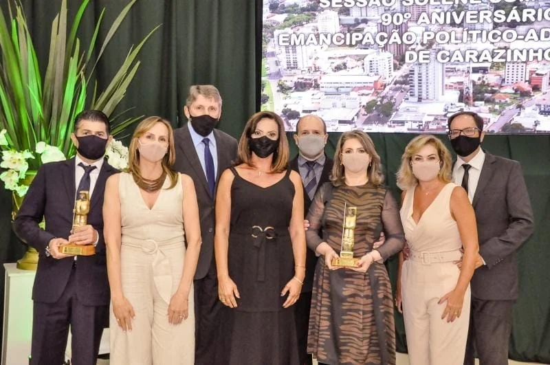 Título Honorífico Comenda O Bombeador é entregue a personalidades carazinhenses