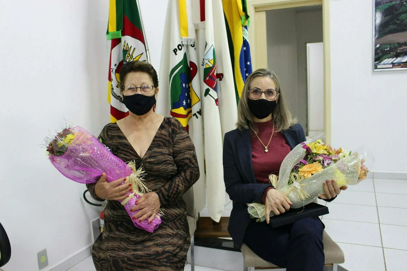 Avelina Braga e Rita De Carli são homenageadas na Câmara Municipal de Carazinho
