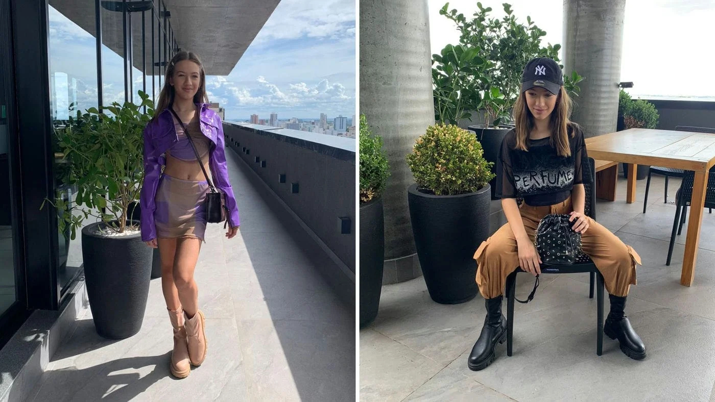 Maria Gabi estrela coleção outono/inverno da loja Tribo