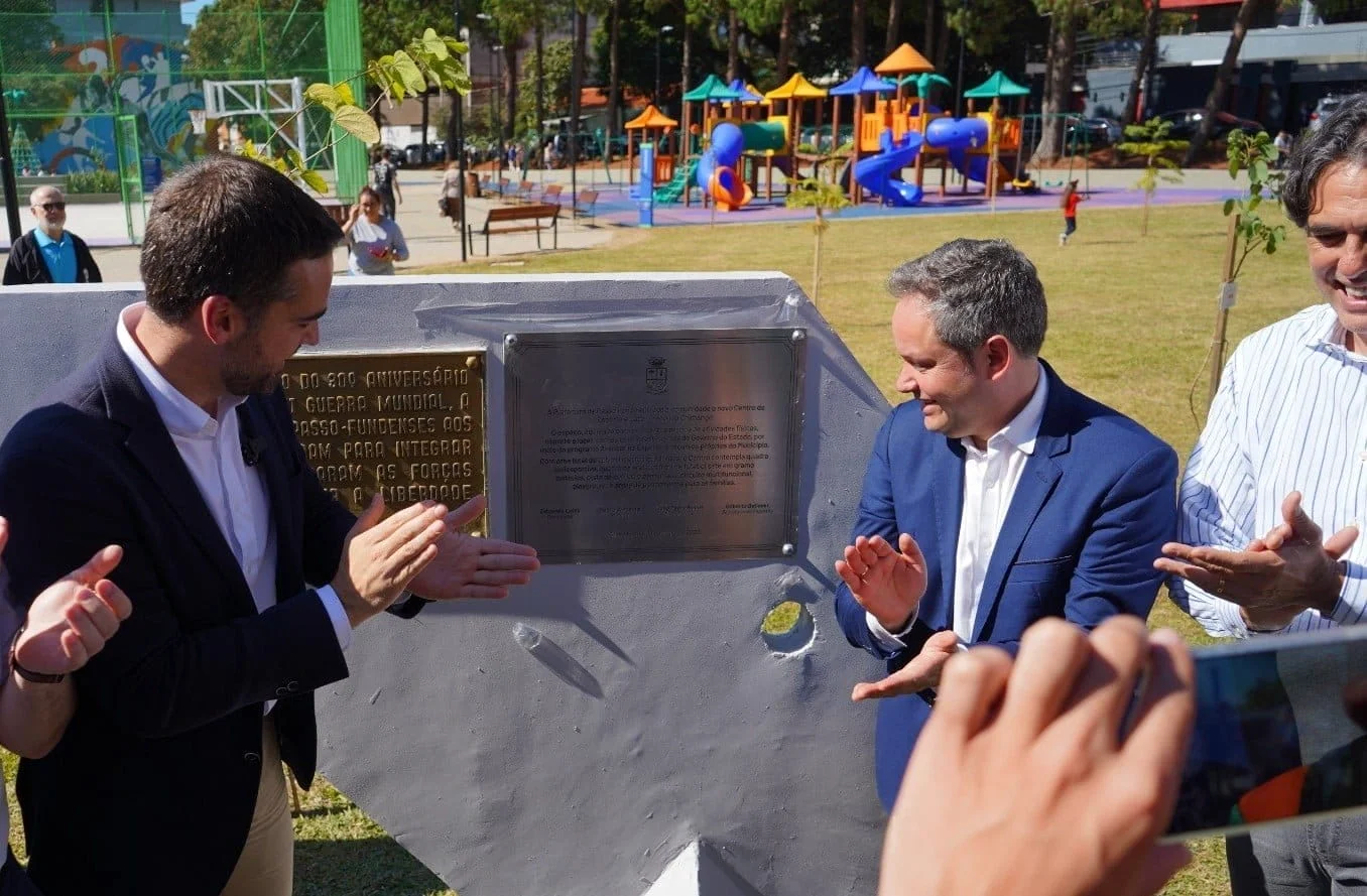 Prefeito Pedro Almeida e governador Eduardo Leite inauguram Centro de Esporte e Lazer Fredolino Chimango