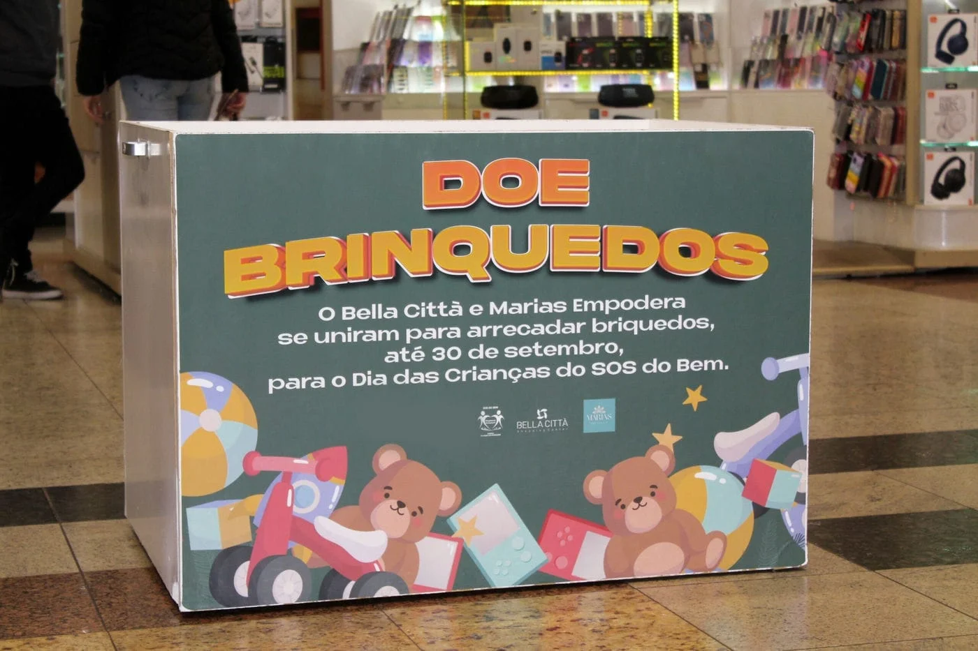 Bella Città e Marias Empodera lançam campanha de arrecadação de brinquedos