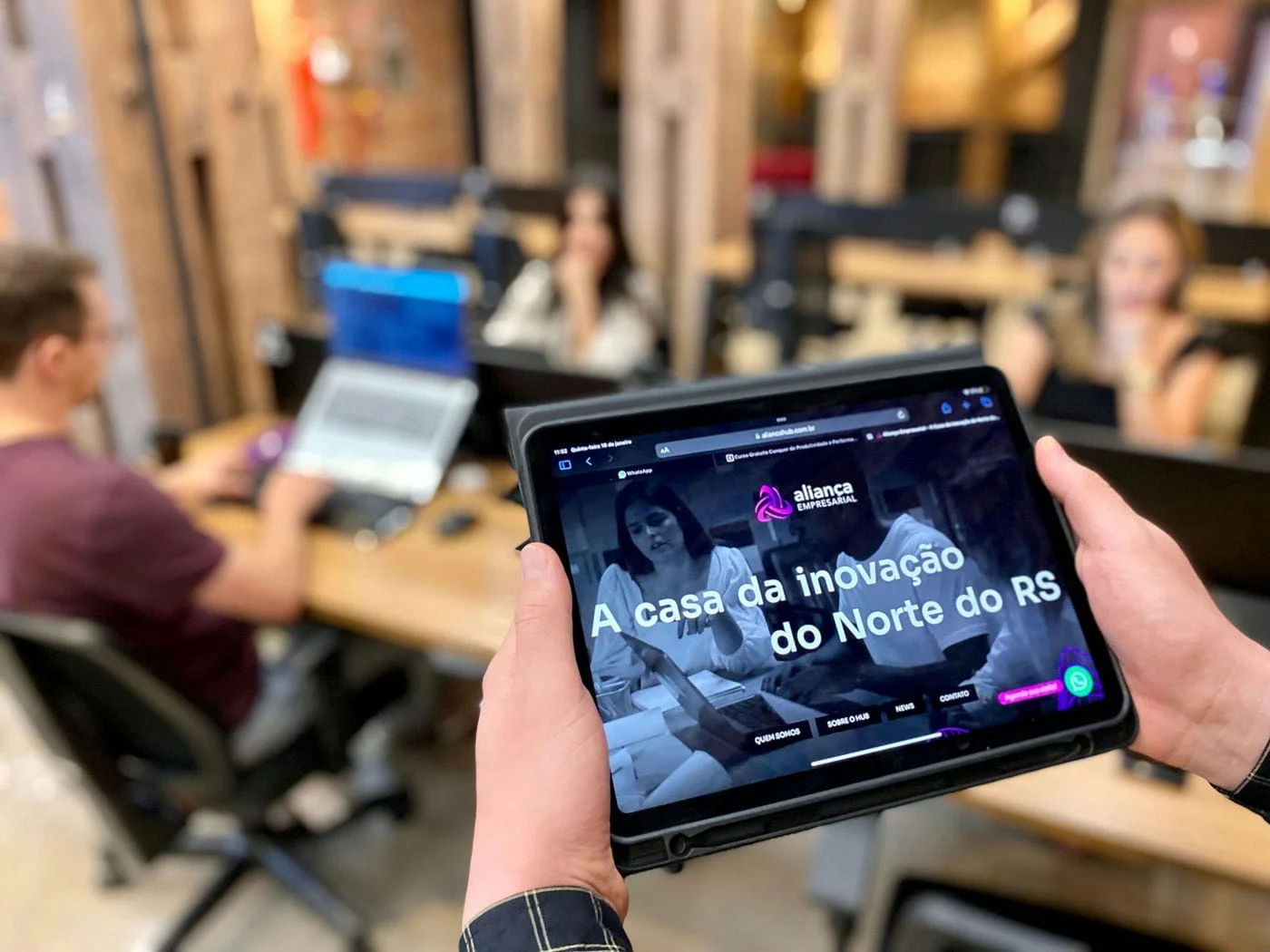 Espaços de coworking do Hub Aliança fortalecem a conexão entre pessoas, projetos e empresas para impulsionar negócios