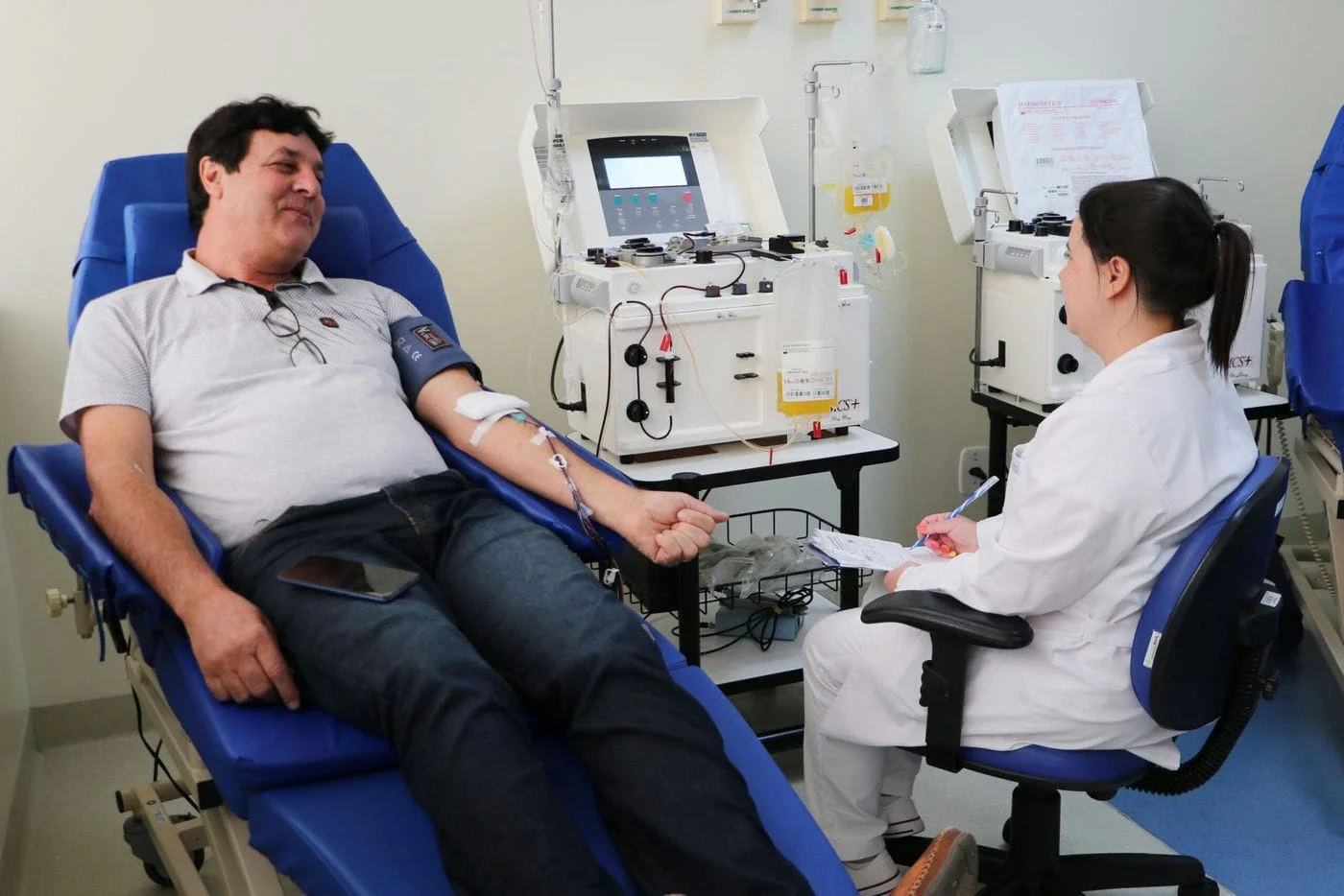 Serviço de Hemoterapia busca voluntários para doação automatizada de plaquetas