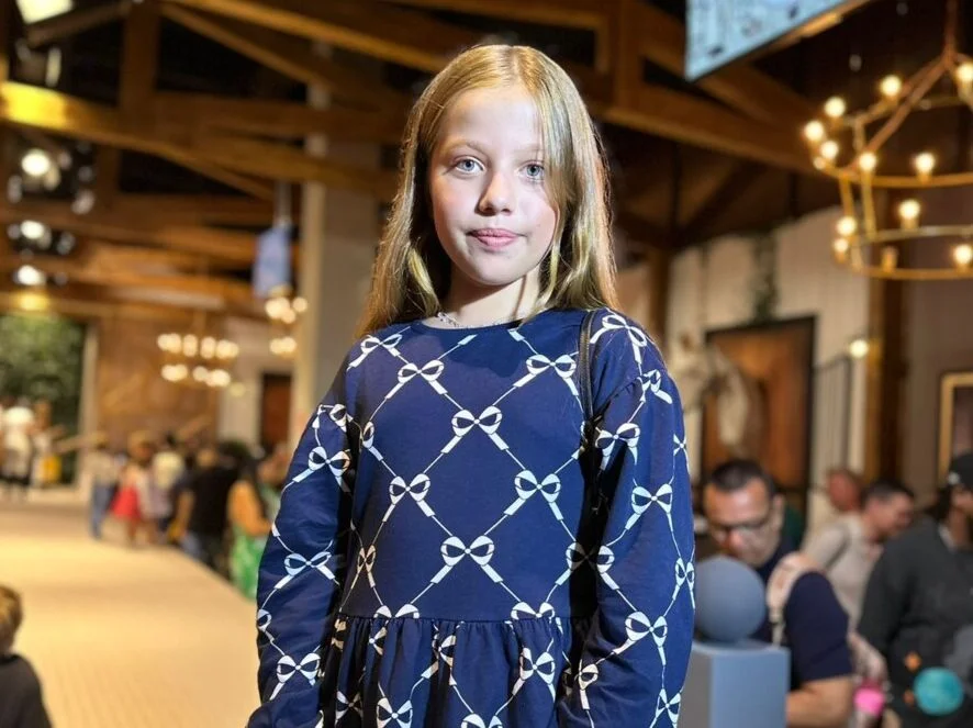 Maria Antônia desfila para a Milon no Fashion Weekend Kids em SP