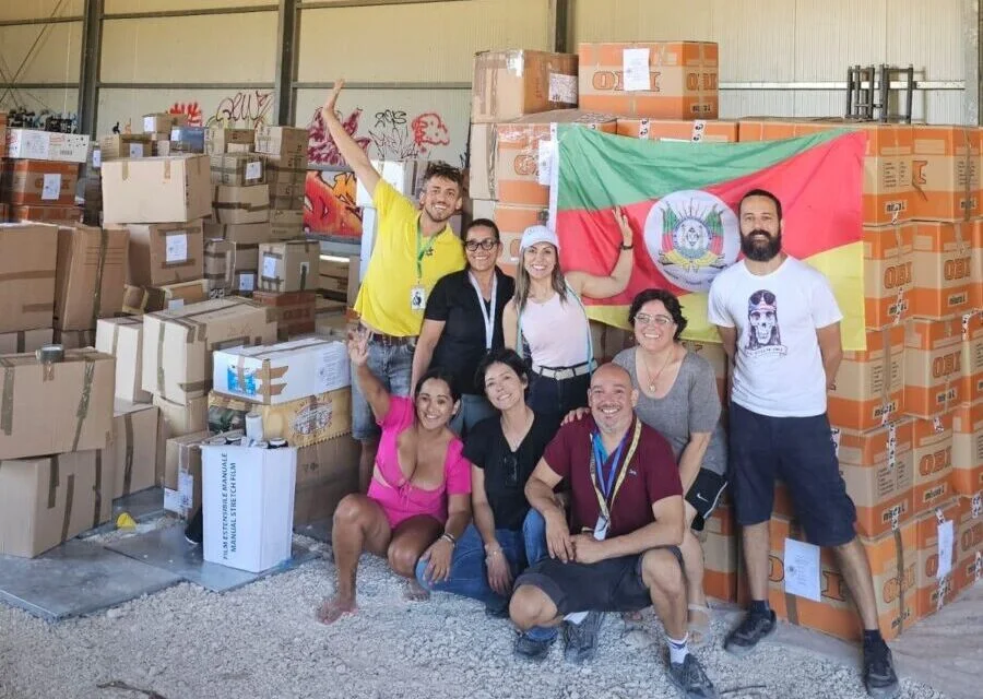 Gaúchos residentes na Itália mobilizam o país para enviar doações ao RS