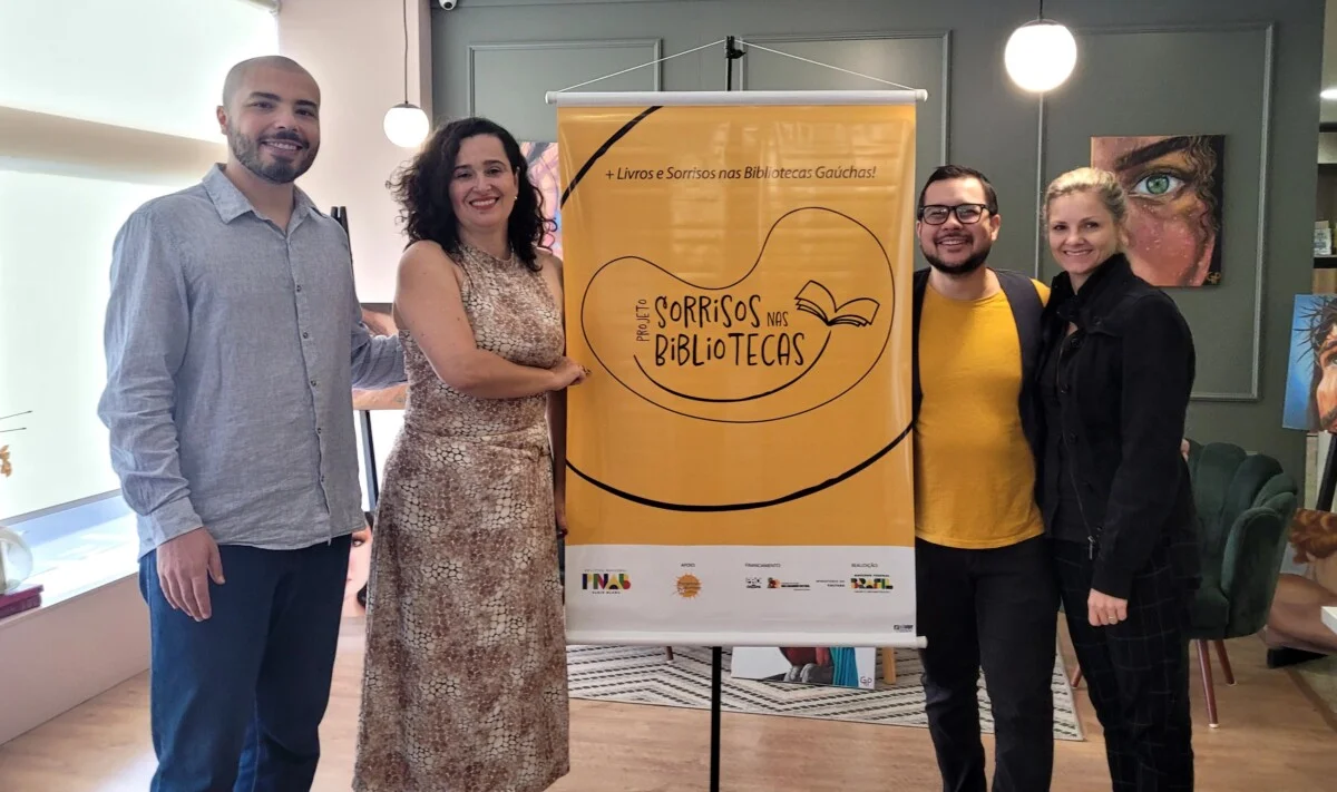Sorrisos nas Bibliotecas – Projeto de incentivo à leitura contempla editora de Passo Fundo com distribuição de mais de 2.600 livros no RS